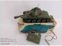 Old Russian toy Tank with remote control.