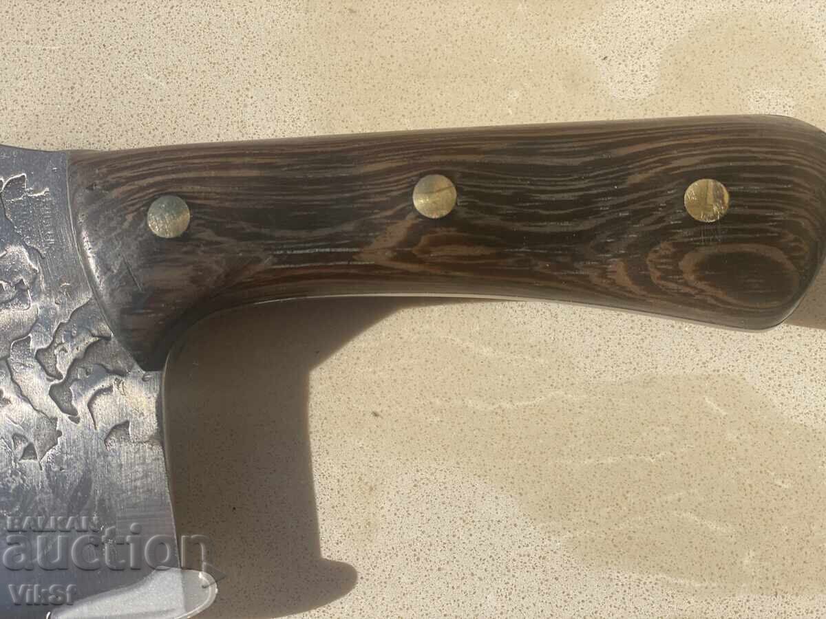 Auction Butcher's cleaver CUTLER - 540 GR, 190x280 - FORGED Auction Butcher's cleaver CUTLER - 540 GR, 190x280 - FORGED