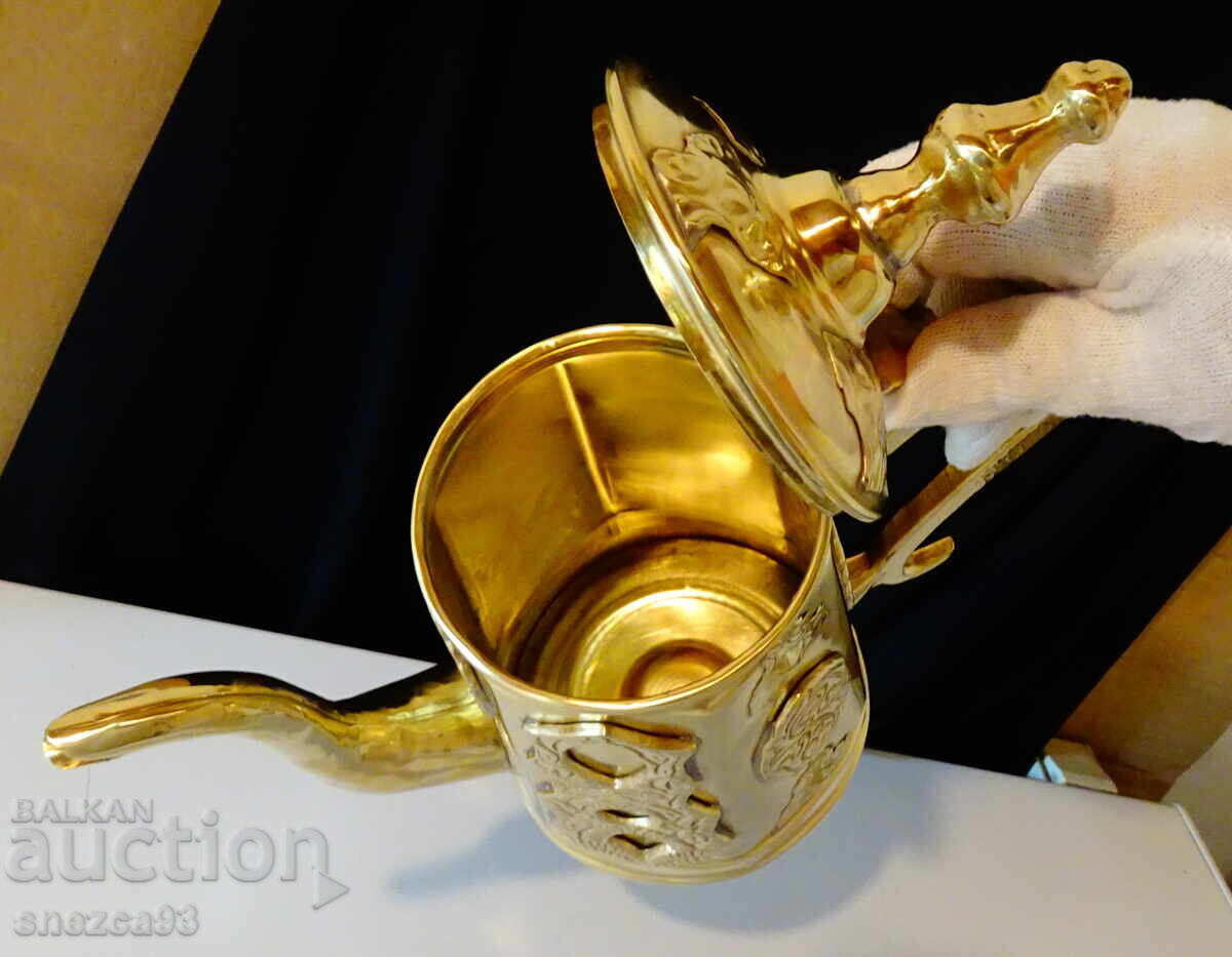 Persian Jug, Teapot with Appliques 1.11 kg - 6