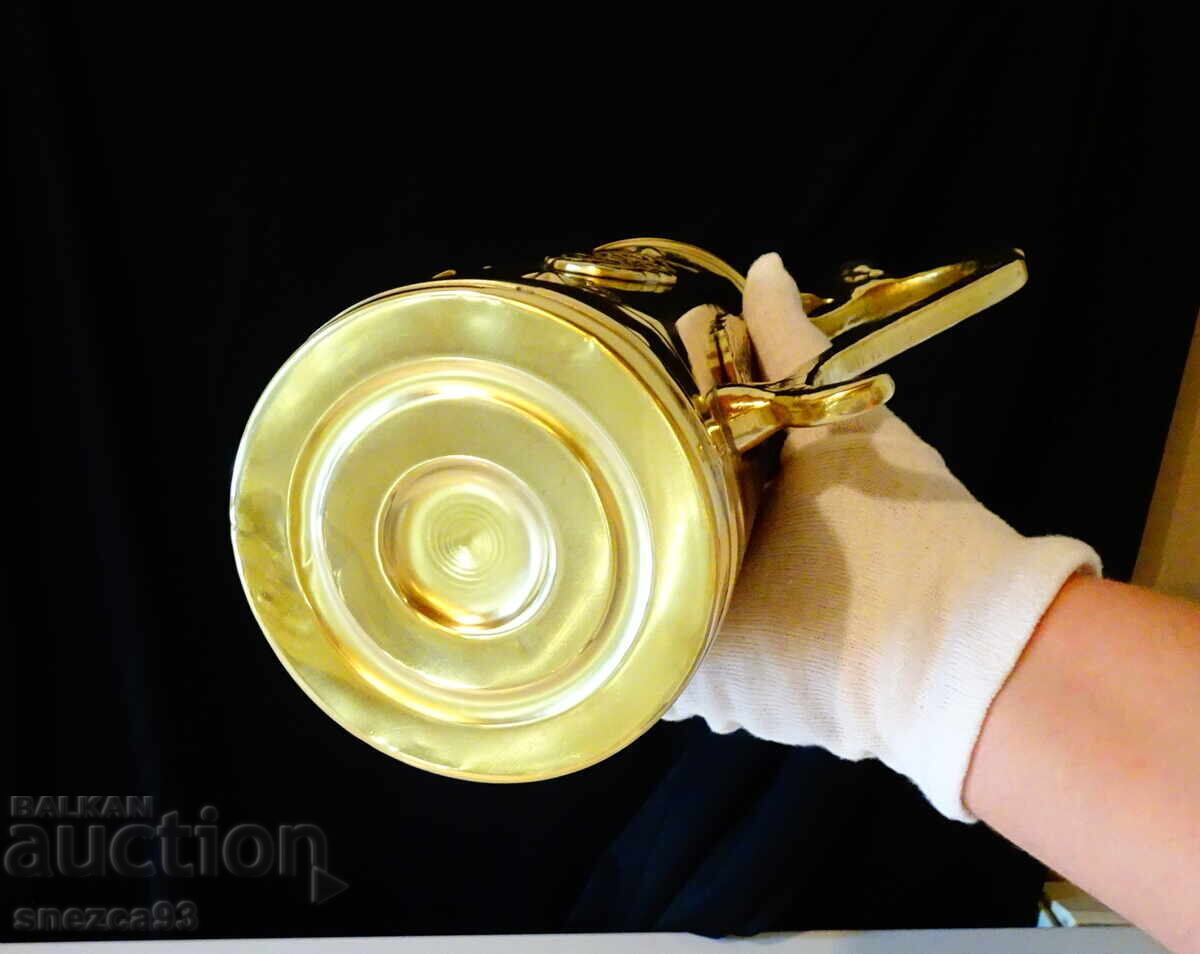 Persian Jug, Teapot with Appliques 1.11 kg - 7