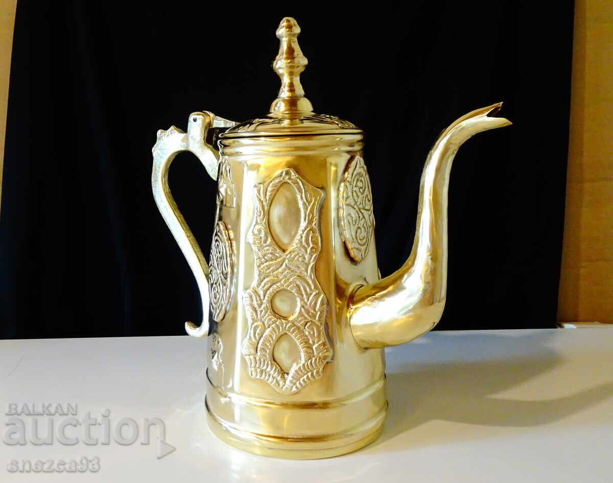 Persian Jug, Teapot with Appliques 1.11 kg