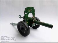 Old metal toy cannon