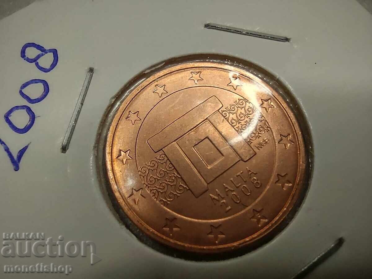 Selection of 1-2 and 5 Eurocents - MALTA - UNC - 5 Selection of 1-2 and 5 Eurocents - MALTA - UNC - 5