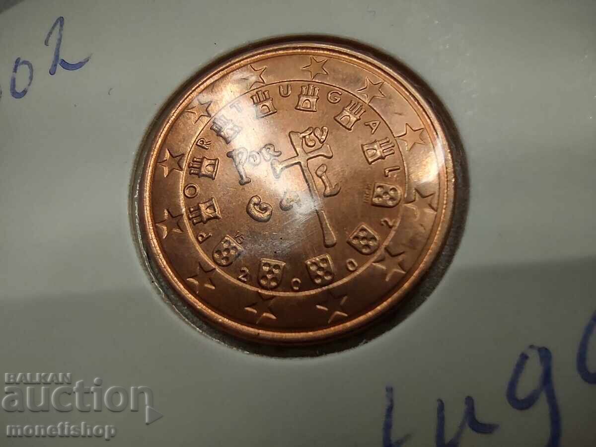 Selection of 1-2 and 5 Eurocents - Portugal - UNC 2002. with price 10.00 BGN | € 5.11 Selection of 1-2 and 5 Eurocents - Portugal - UNC 2002. with price 10.00 BGN | € 5.11