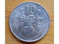 10 cents 1998 - Cyprus