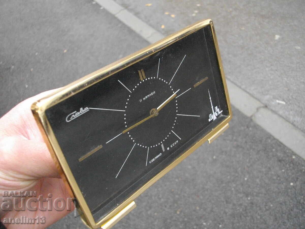 COLLECTIBLE ALARM CLOCK SLAVA SLAVA OSTANKINO with price 90.00 BGN | € 46.02 COLLECTIBLE ALARM CLOCK SLAVA SLAVA OSTANKINO with price 90.00 BGN | € 46.02
