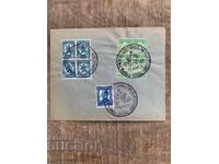 Envelope, stamps, seals - Simeon's Birthday 1938-2