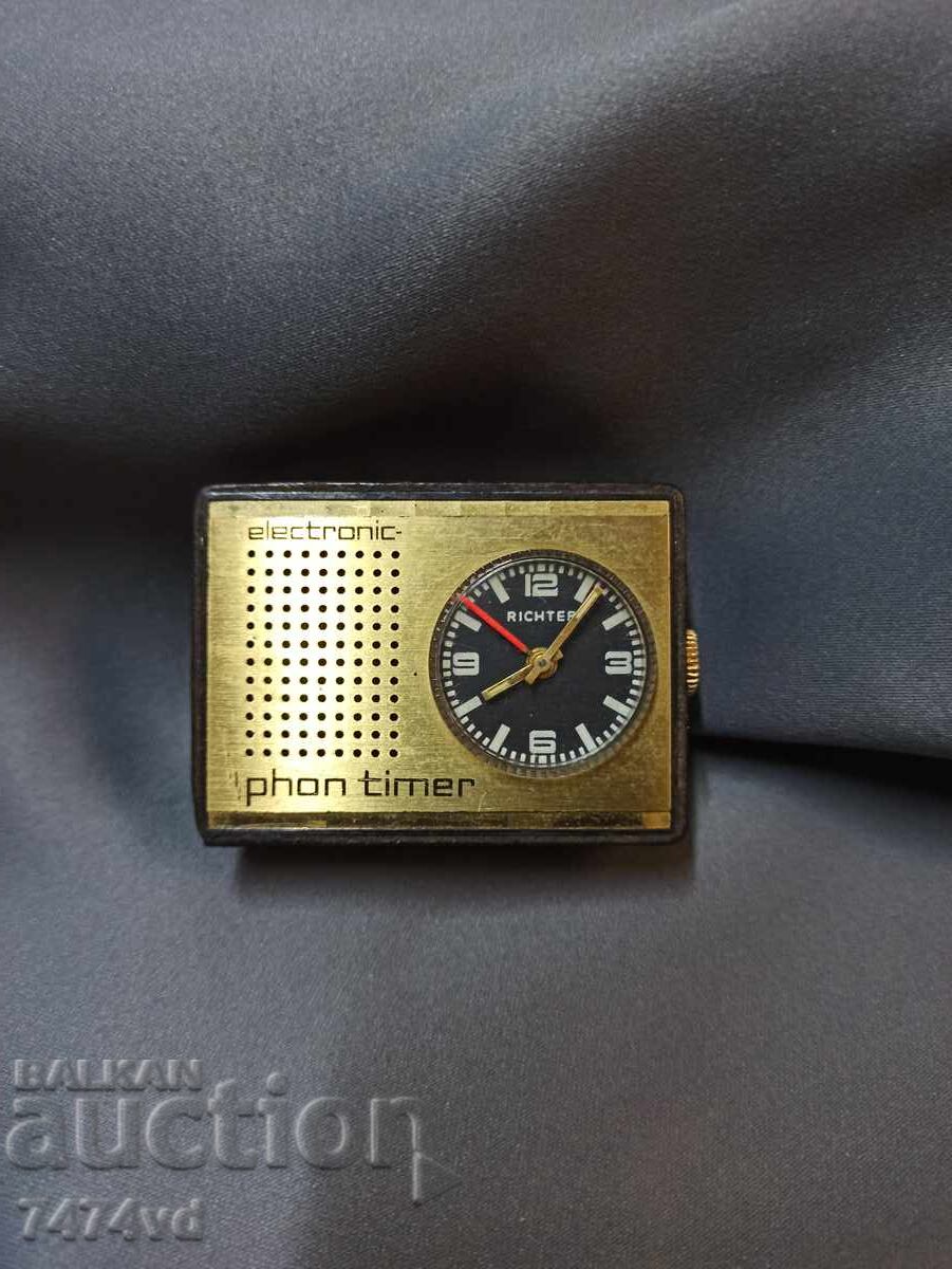 Richter electronic telephone timer, travel alarm clock Richter electronic telephone timer, travel alarm clock
