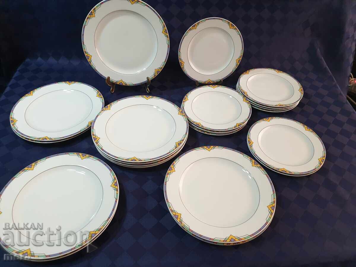 Porcelain plates - Wunsiedel Bavaria - 20 pieces - 6 Porcelain plates - Wunsiedel Bavaria - 20 pieces - 6