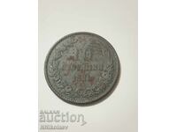 10 cents 1881 Black gologan