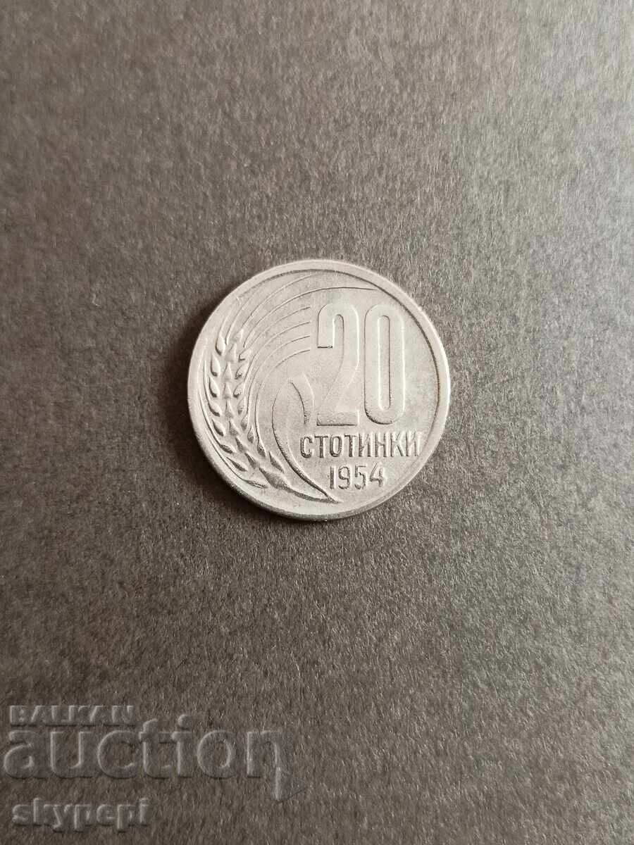 20 cents 1954 20 cents 1954