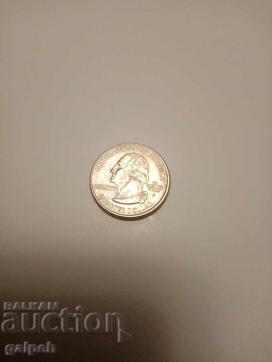 COIN USA - 25 cents 2001 - 2 leva. with price 2.00 BGN | € 1.02 COIN USA - 25 cents 2001 - 2 leva. with price 2.00 BGN | € 1.02