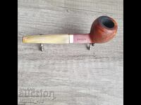 Pipe with bone mouthpiece