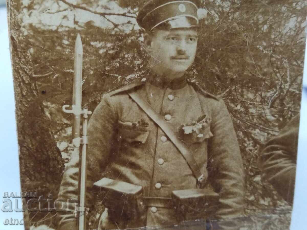 SOLDIER WITH RIFLE "MANNLICHER M 88", M88, BAY, UNIFORM, Imperial PHOTO with price 30.00 BGN | € 15.34 SOLDIER WITH RIFLE "MANNLICHER M 88", M88, BAY, UNIFORM, Imperial PHOTO with price 30.00 BGN | € 15.34