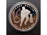 Argint 1$ Hochei Stanley Cup 1993 Canada