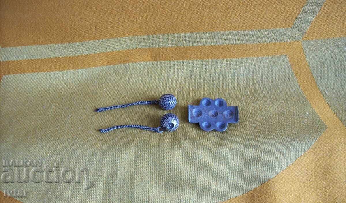 Part of antique jewelry, silver - 5 Part of antique jewelry, silver - 5