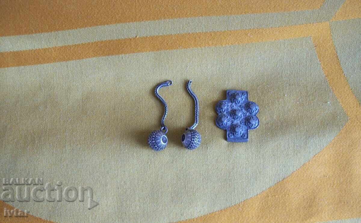 Μέρος κοσμήματος αντίκες, ασήμι