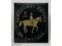 1283 USSR sign European Championship equestrian sport riding Kyiv