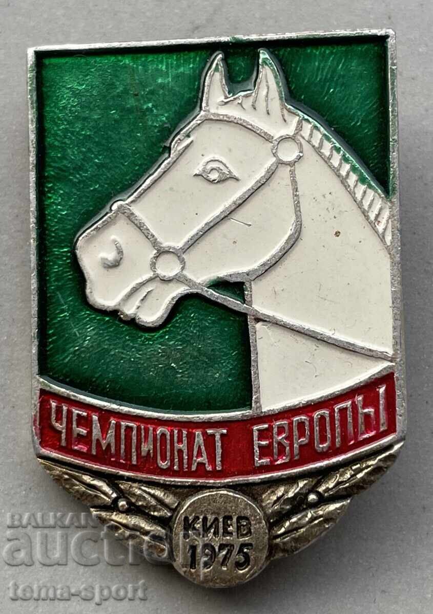 1284 USSR sign World Championship equestrian sport riding Kyiv 75 1284 USSR sign World Championship equestrian sport riding Kyiv 75
