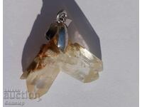 57.50 pcs natural rutile quartz pendant