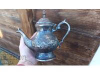 OLD SILVER-PLATED KETTLE