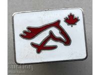 1300 Canada Badge Canadian Equestrian Federation Enamel