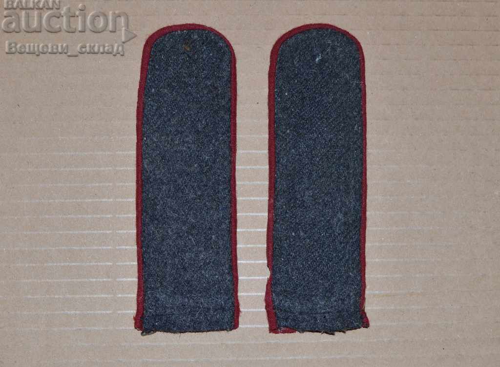 A pair of all-military shoulder straps for the BNA overcoat A pair of all-military shoulder straps for the BNA overcoat