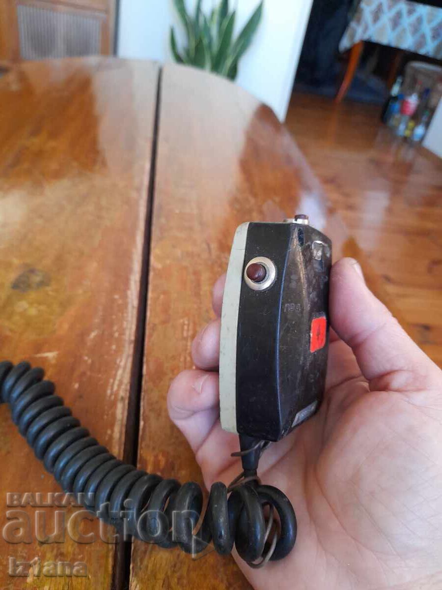 Delivery of Old Microphone, Radio Tube Delivery of Old Microphone, Radio Tube