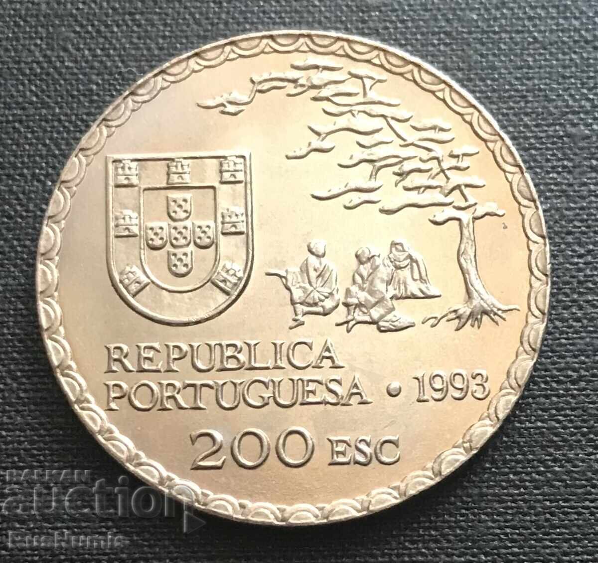 Portugal. 200 escudos 1993. Namban art. with price 15.00 BGN | € 7.67 Portugal. 200 escudos 1993. Namban art. with price 15.00 BGN | € 7.67