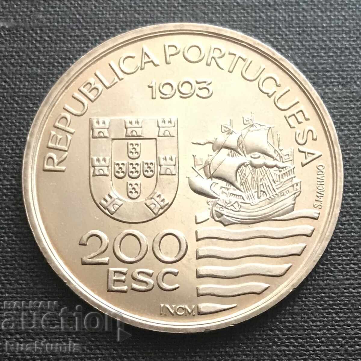 Portugal. 200 escudos 1993 Daimyos of Kyushu. with price 14.00 BGN | € 7.16 Portugal. 200 escudos 1993 Daimyos of Kyushu. with price 14.00 BGN | € 7.16