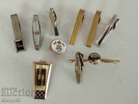 Lot of 10 old tie pins.