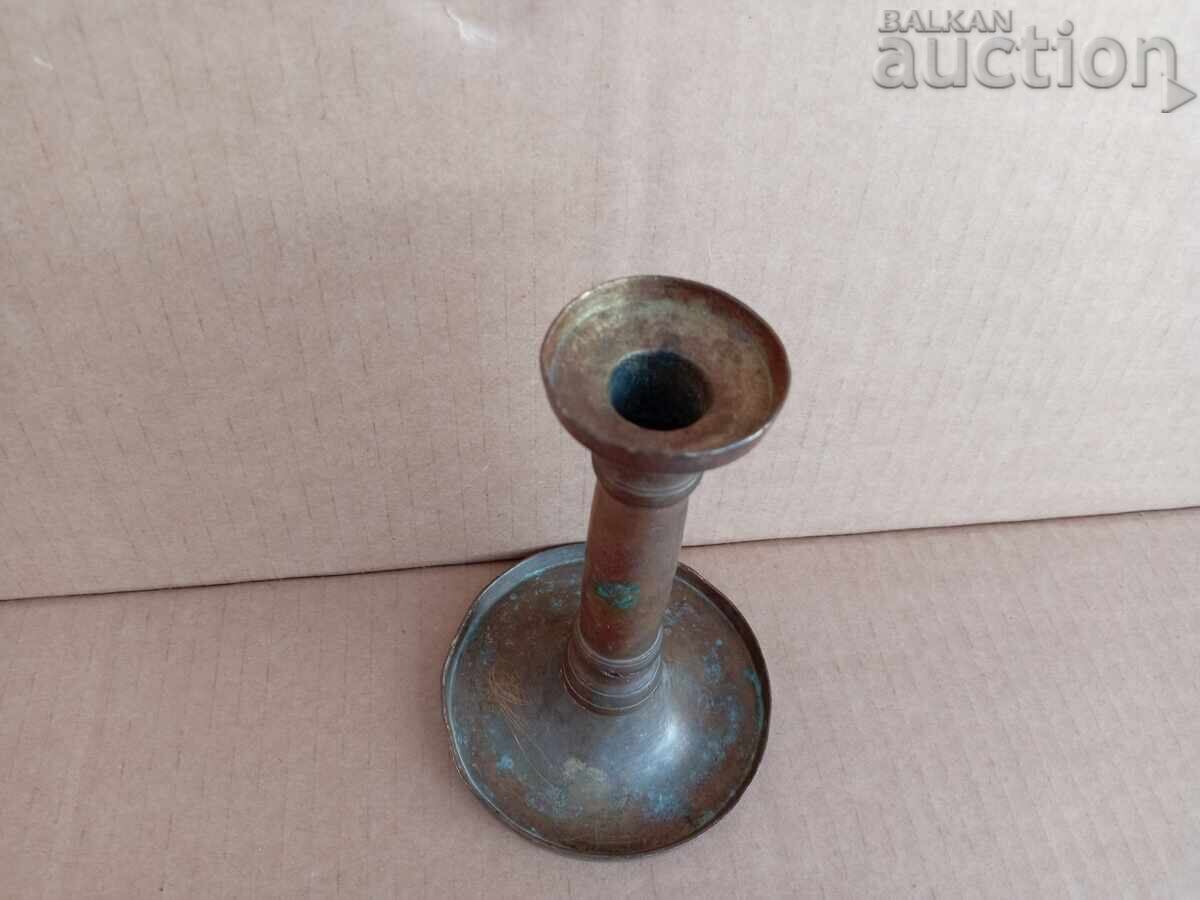 Auction antique Renaissance candlestick lamp Auction antique Renaissance candlestick lamp