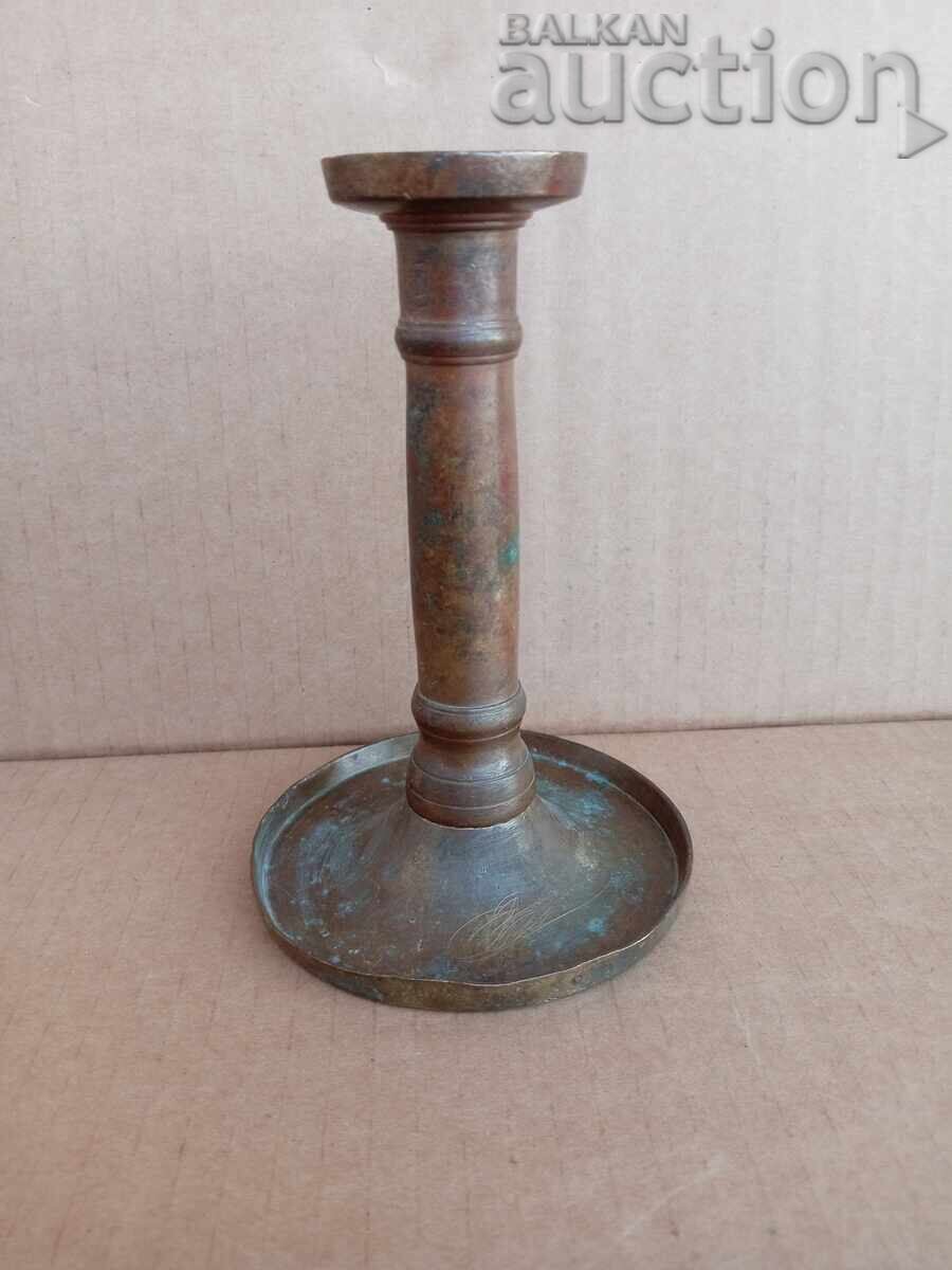antique Renaissance candlestick lamp - 5 antique Renaissance candlestick lamp - 5