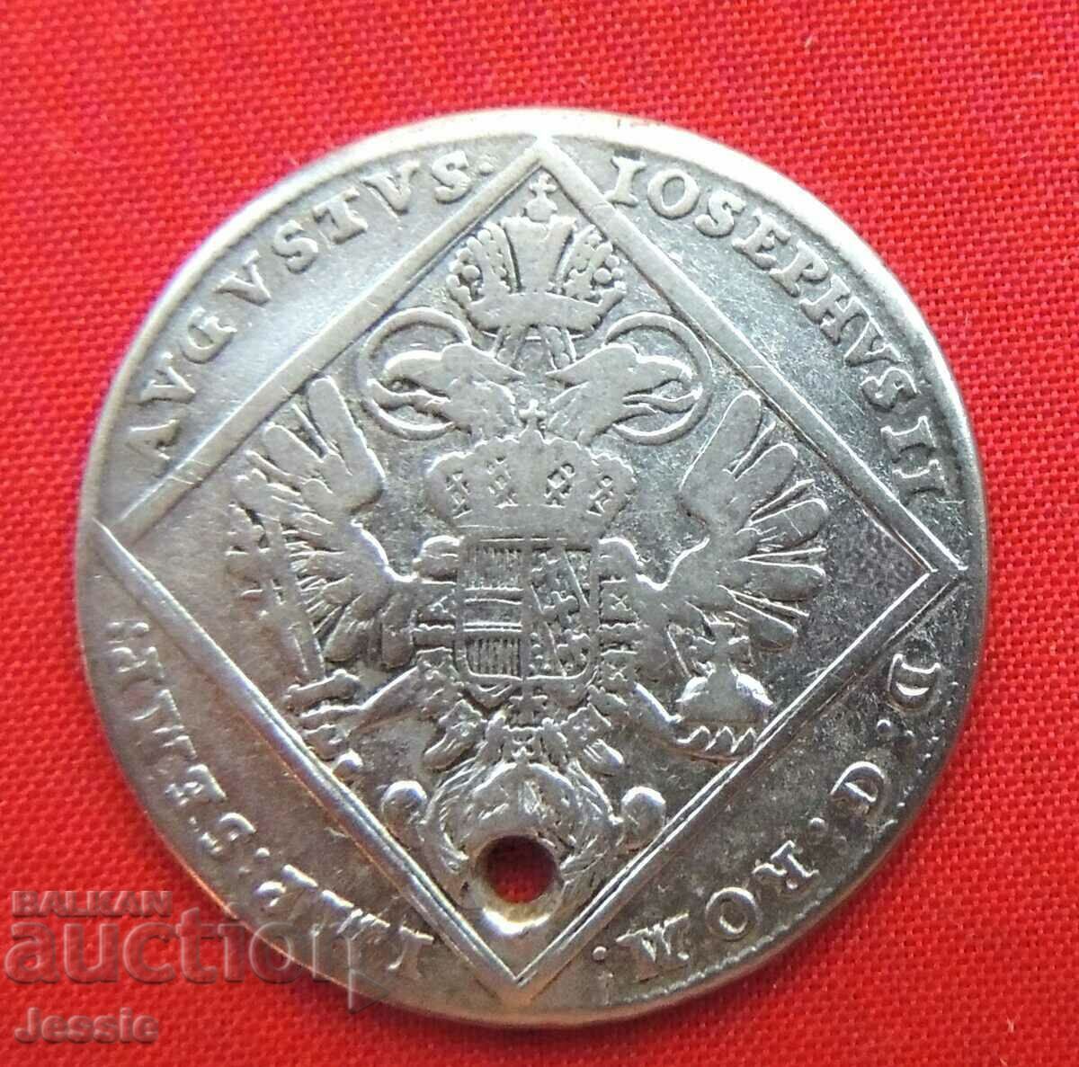 20 Kreuzer Austria-Hungary 1770 Silver - Augustus Iosephus with price 20.90 BGN | € 10.69 20 Kreuzer Austria-Hungary 1770 Silver - Augustus Iosephus with price 20.90 BGN | € 10.69