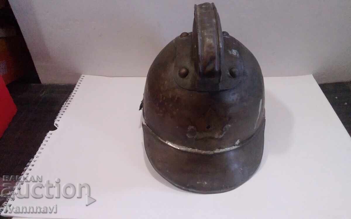 Old fireman's helmet with price 250.00 BGN | € 127.82 Old fireman's helmet with price 250.00 BGN | € 127.82