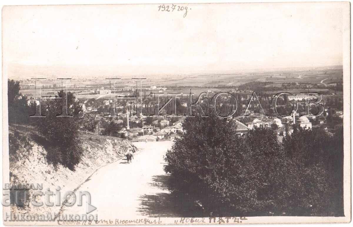 1927 OLD CARD KYUSTENDIL THE NEW ROAD D309 1927 OLD CARD KYUSTENDIL THE NEW ROAD D309