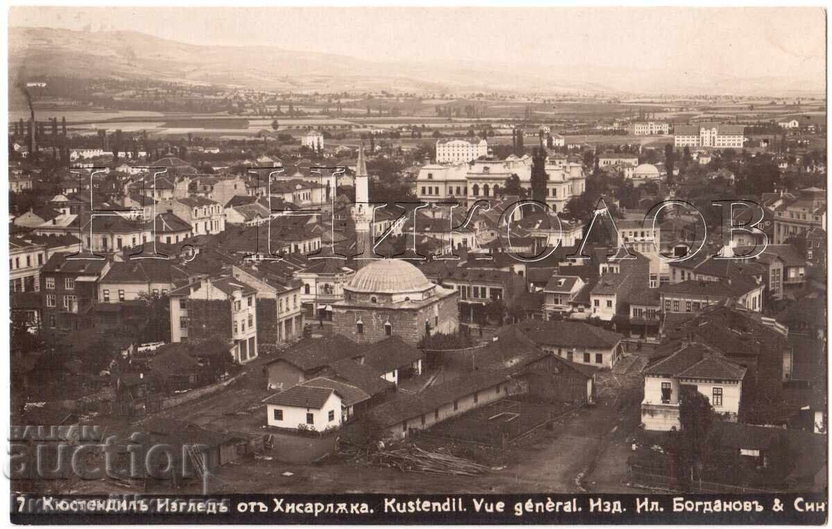 1928 OLD CARD KYUSTENDIL VIEW FROM HISARLAK D310 1928 OLD CARD KYUSTENDIL VIEW FROM HISARLAK D310
