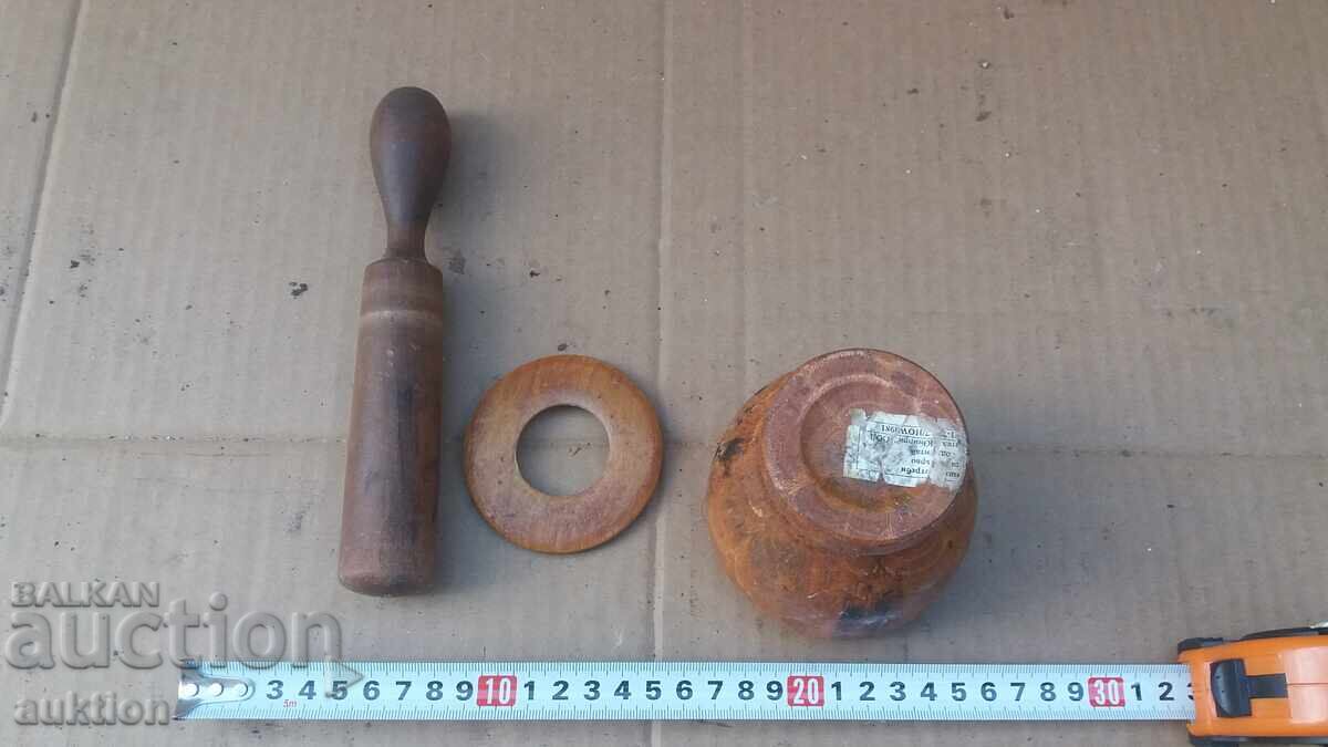 МАСИВНО ДЪРВЕНО ХАВАНЧЕ ЗА ЧУКАНЕ НА БИЛКИ И ПОДПРАВКИ - 7 МАСИВНО ДЪРВЕНО ХАВАНЧЕ ЗА ЧУКАНЕ НА БИЛКИ И ПОДПРАВКИ - 7