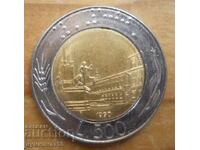 500 lire 1990 - Italia (bimetal)