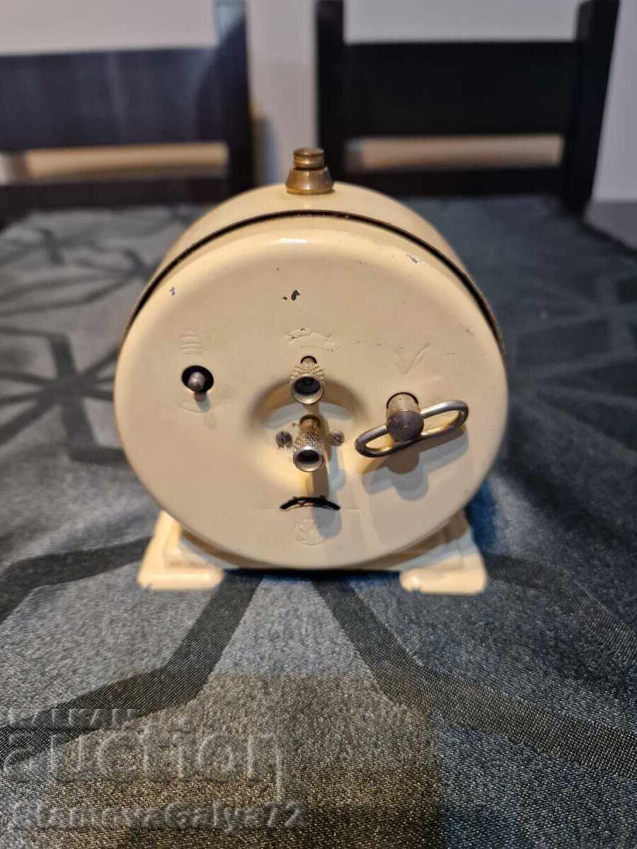 Rare antique collectible French alarm clock SMI - 7 Rare antique collectible French alarm clock SMI - 7