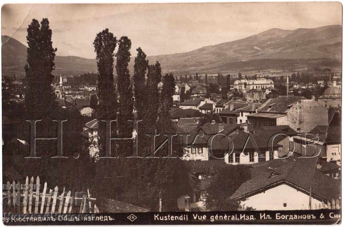 1930 OLD CARD KYUSTENDIL GENERAL VIEW D322 1930 OLD CARD KYUSTENDIL GENERAL VIEW D322