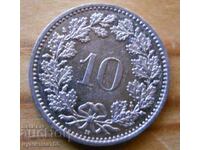 10 centimes (viol) 2007 - Elveția