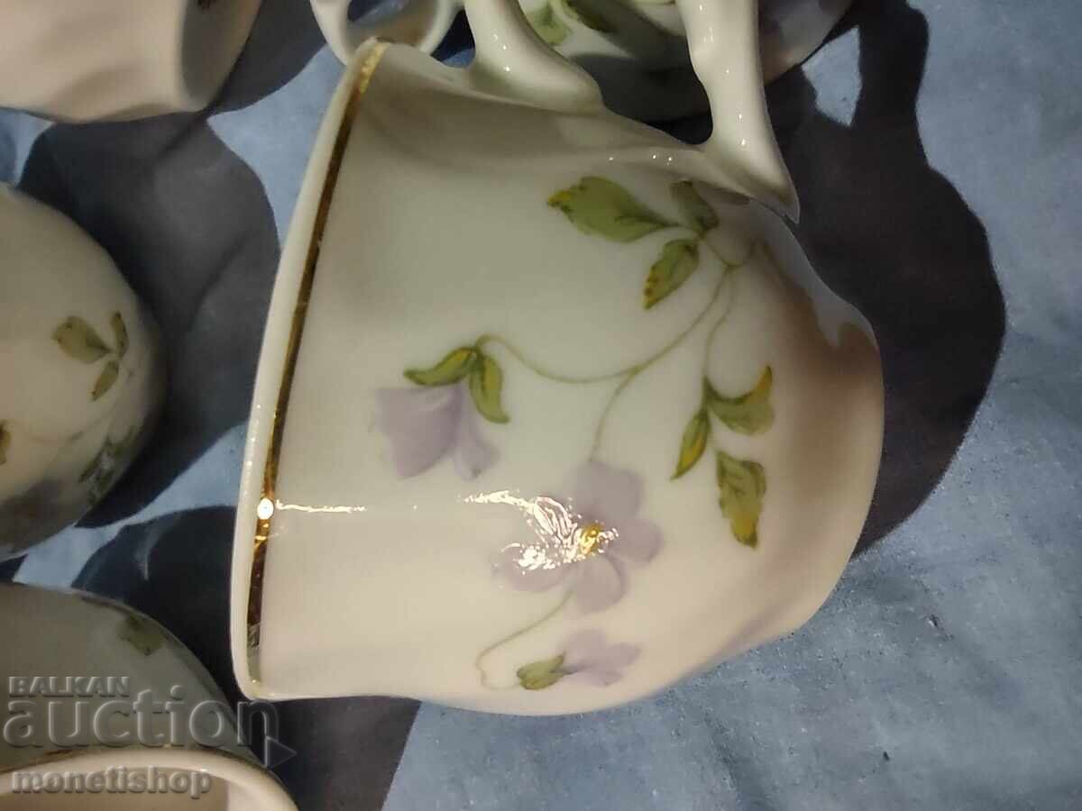 Delivery of 6 pcs. porcelain coffee cups - without saucers