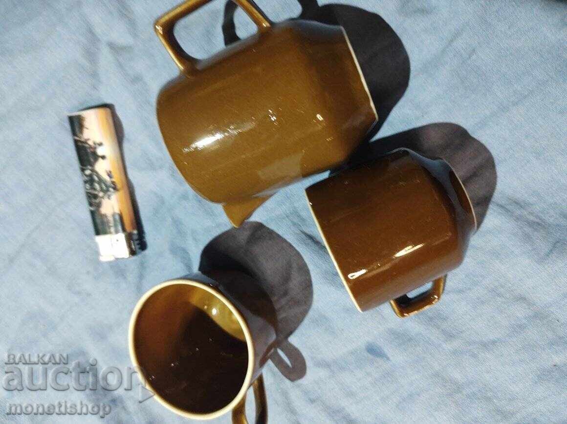 2 τεμ. φλιτζάνια καφέ και μια κανάτα - 6 2 τεμ. φλιτζάνια καφέ και μια κανάτα - 6