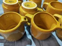 9 pcs. milk jugs