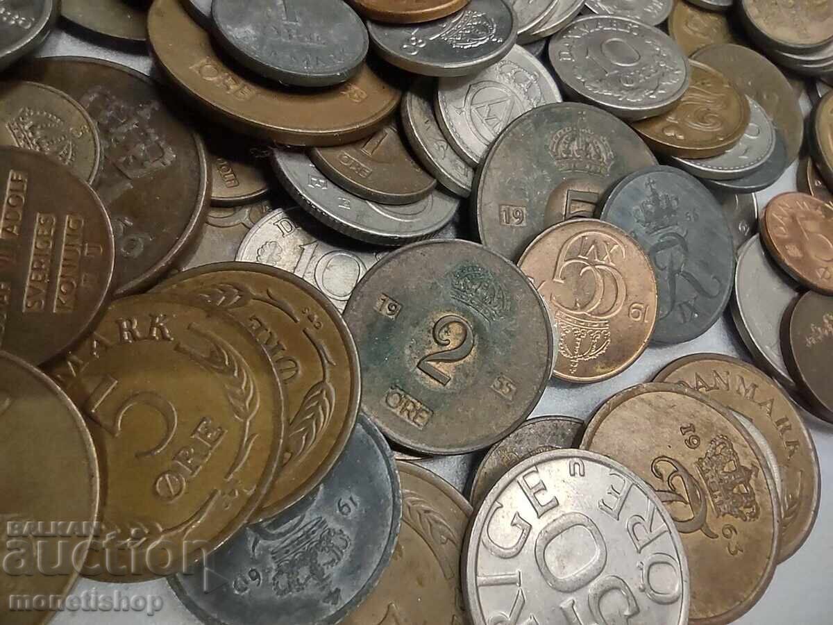 Δημοπρασία Πάνω από 120 τεμ. Κέρματα ORE - Σουηδία και Δανία Δημοπρασία Πάνω από 120 τεμ. Κέρματα ORE - Σουηδία και Δανία