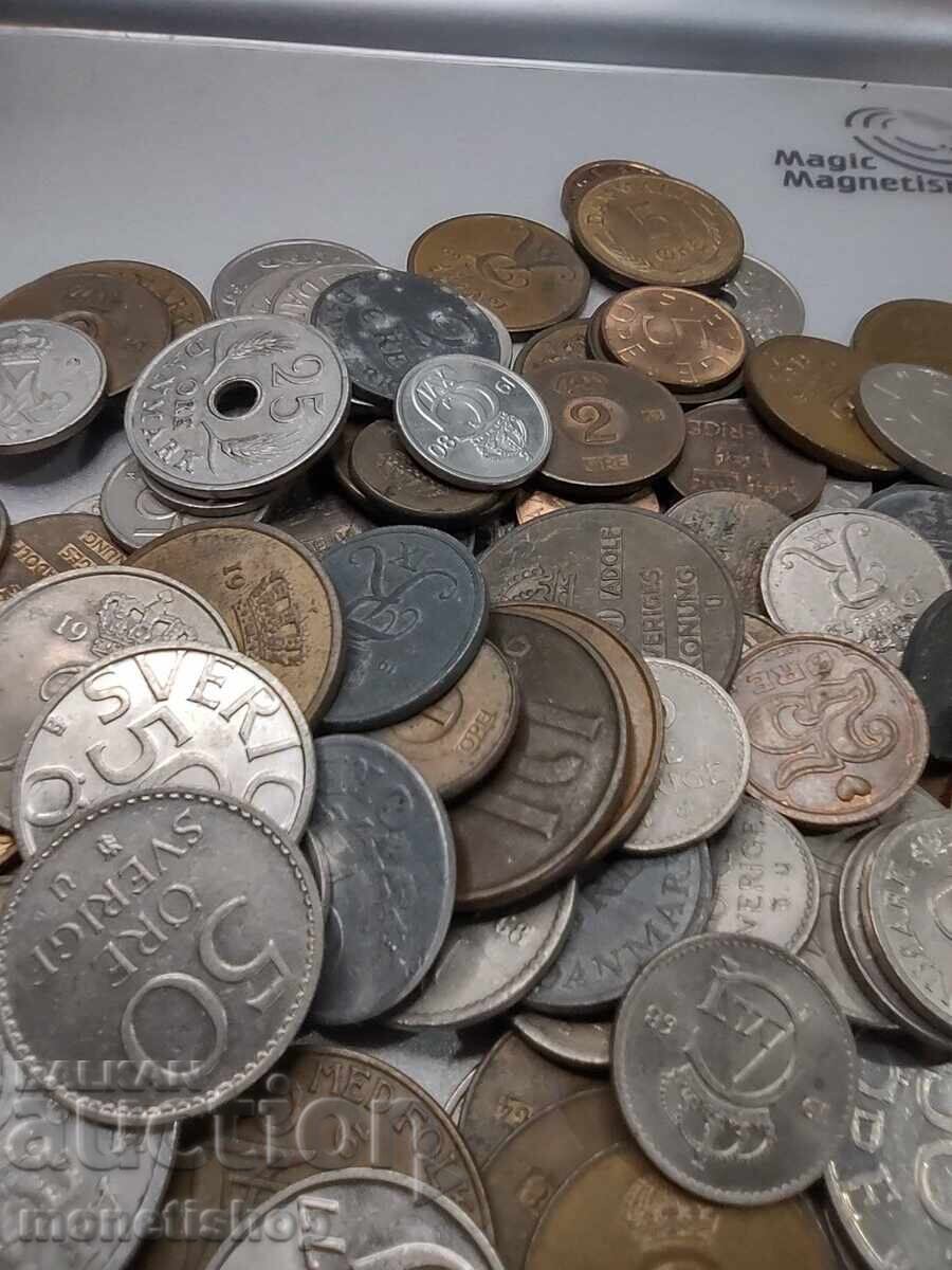 Παράδοση Πάνω από 120 τεμ. Κέρματα ORE - Σουηδία και Δανία Παράδοση Πάνω από 120 τεμ. Κέρματα ORE - Σουηδία και Δανία