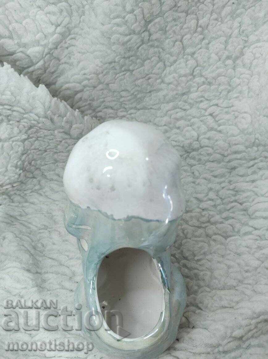 PORCELAIN DOG FIGURINE - 6 PORCELAIN DOG FIGURINE - 6