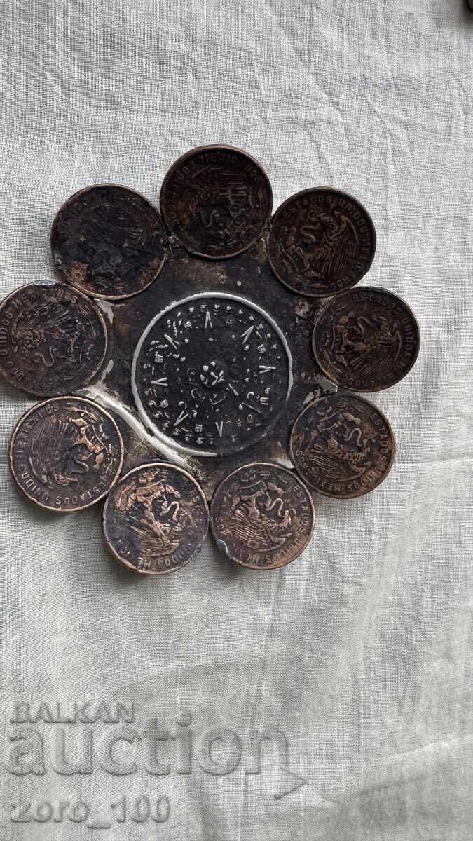 Δημοπρασία Ένα σωρό μεξικάνικα νομίσματα