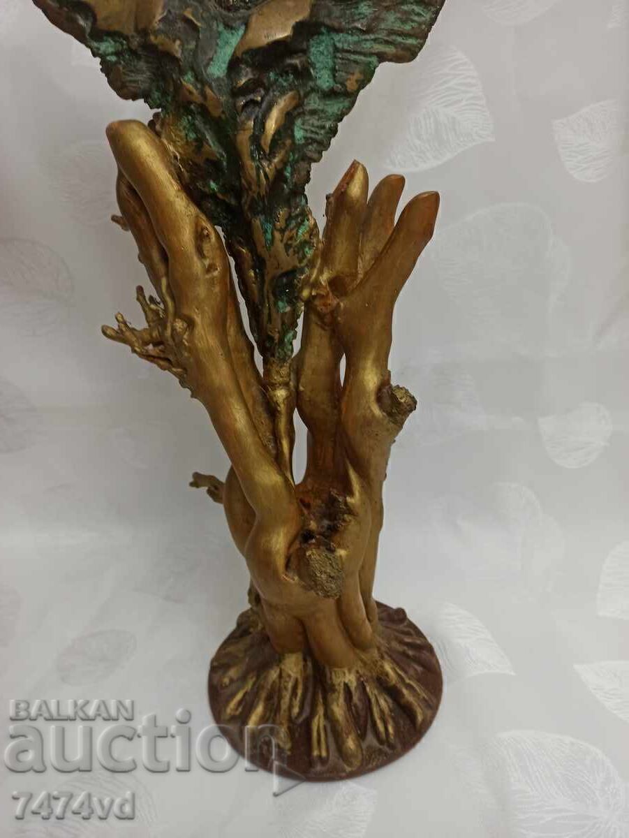 Auction  UNIQUE! OLD SOLID BRONZE PLASTIC, MASTERPIECE